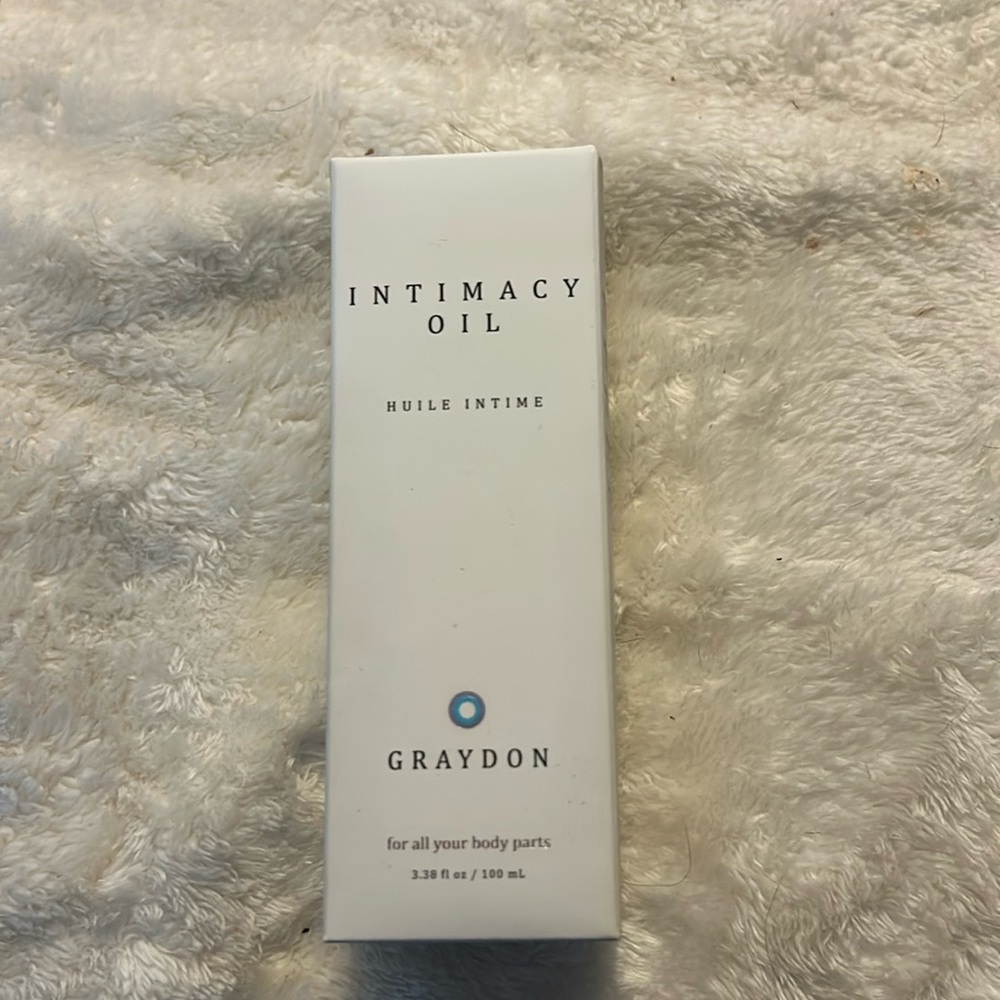 Grayson intimacy Oil. 3.38 oz. Brand new.
